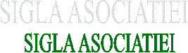 SIGLA ASOCIATIEI 
